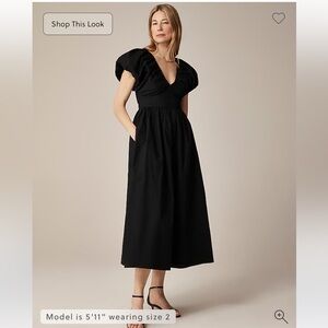 NWT J Crew Collection Cecily dress in cotton poplin